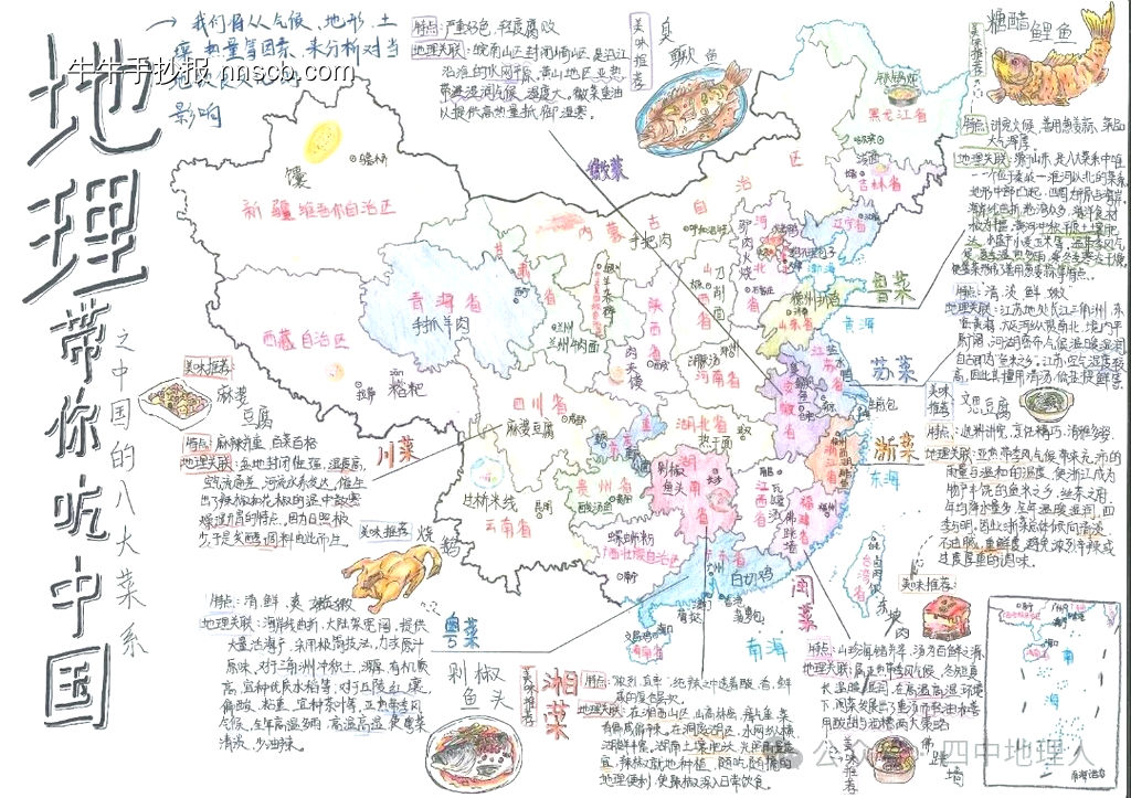 地理知识手抄报漂亮-第8张