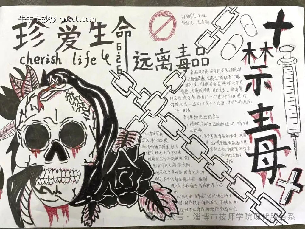 禁毒主题手抄报-第3张