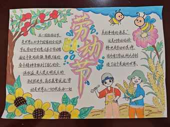 致敬劳动者主题手抄报简单又好画3张