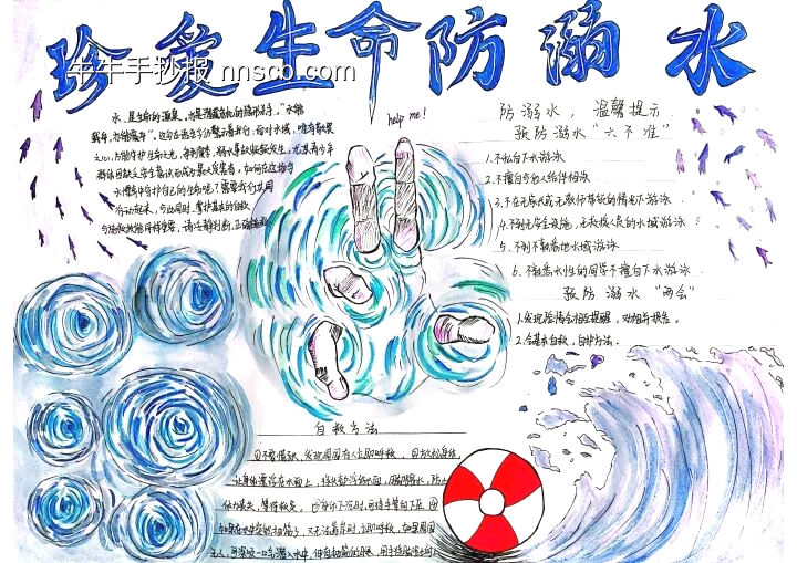 珍爱生命——防溺水主题手抄报-第4张