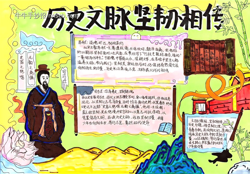 历史文脉主题手抄报-第2张