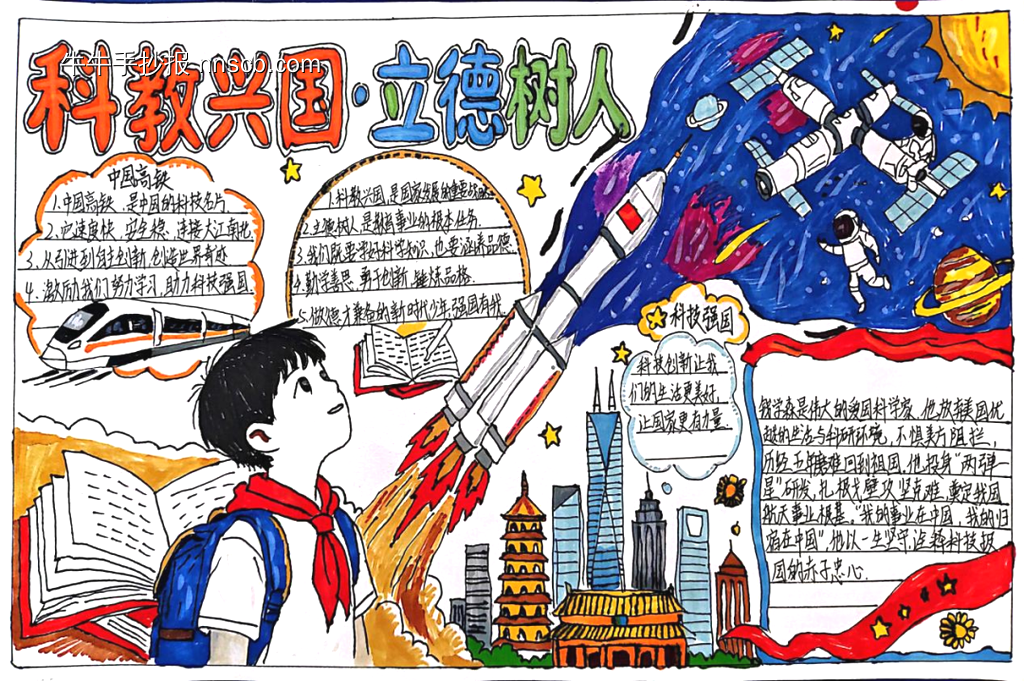 新世纪，新科技主题手抄报-第7张