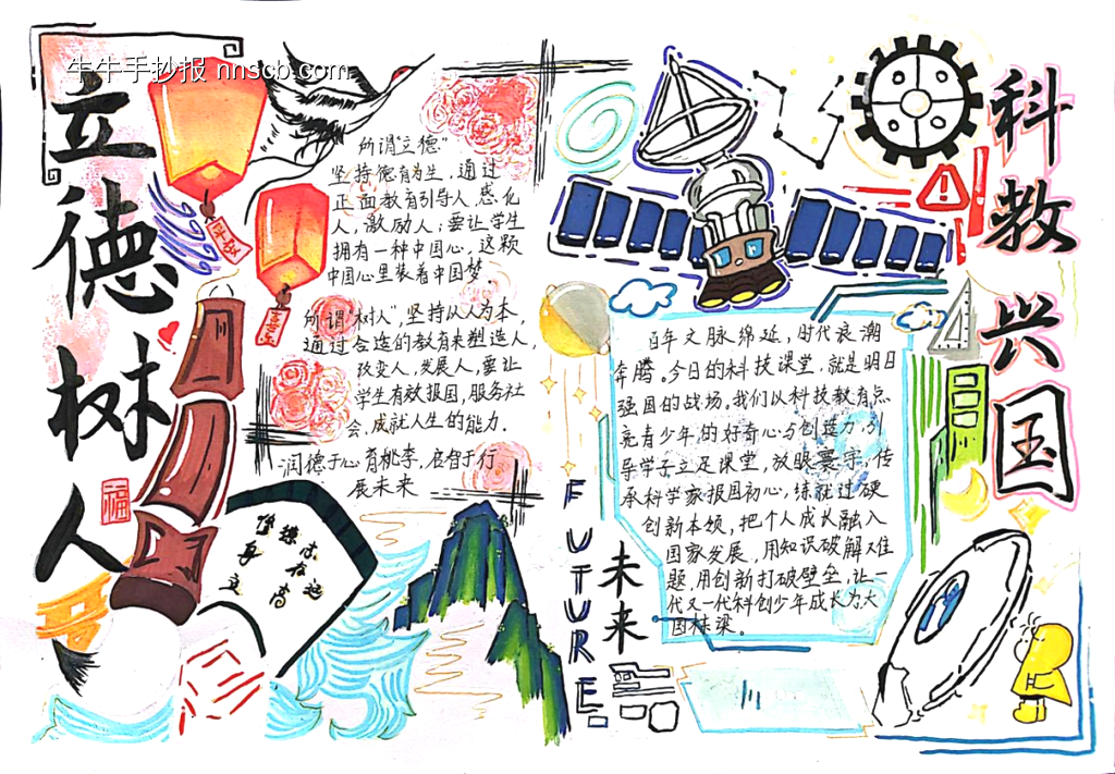 新世纪，新科技主题手抄报-第4张