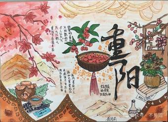 九九重阳节主题手抄报